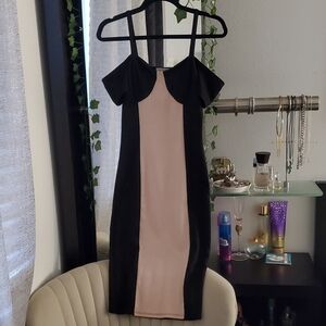 💕 Charlotte Russe 💕 Black And Pink Dress Size M